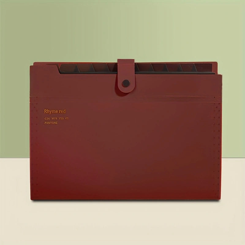 Porte-document A4 rangement multi-sections