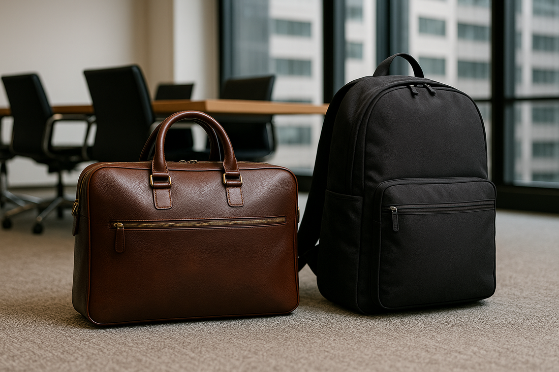 Le porte-documents en cuir est-il un meilleur choix qu'un sac à dos pour les rendez-vous clients ?