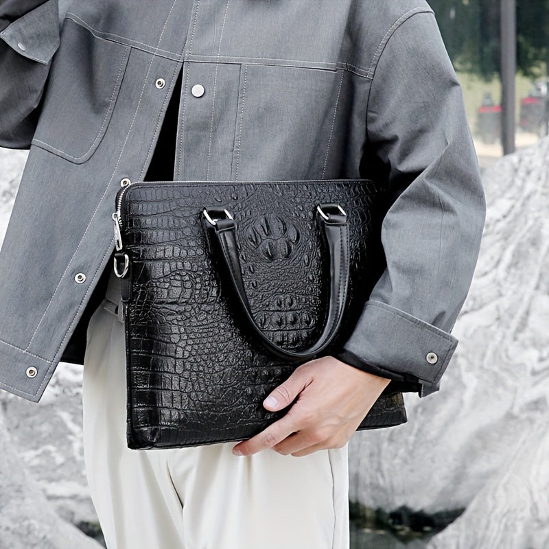 Porte document cuir femme