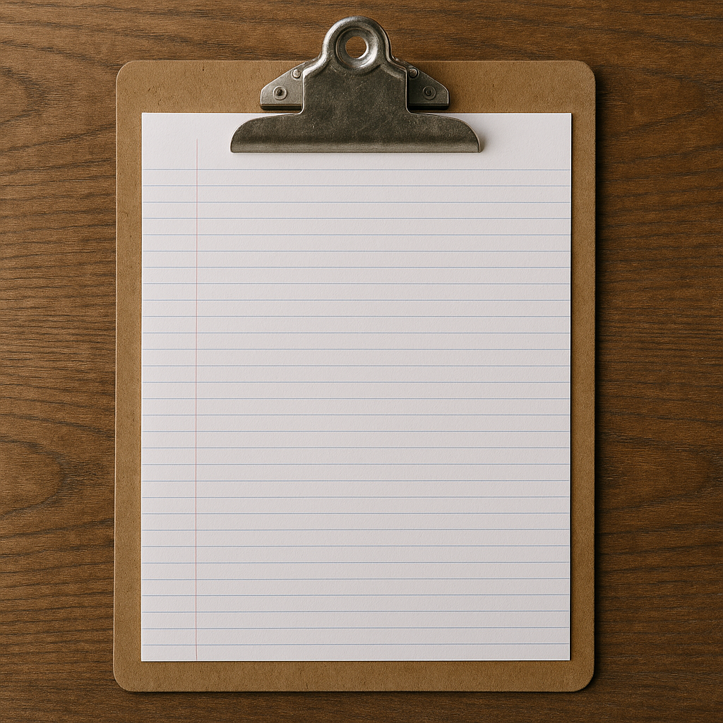 Porte document à pince