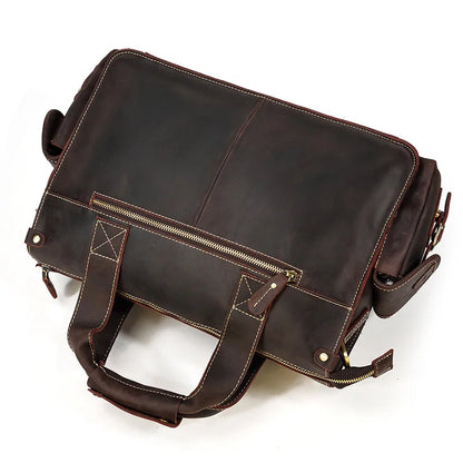 Porte document cuir Vintage