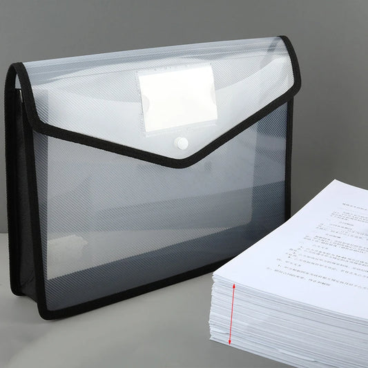 Pochette porte document transparente