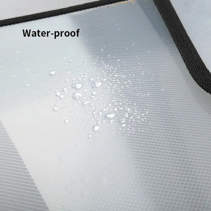 Pochette porte document transparente