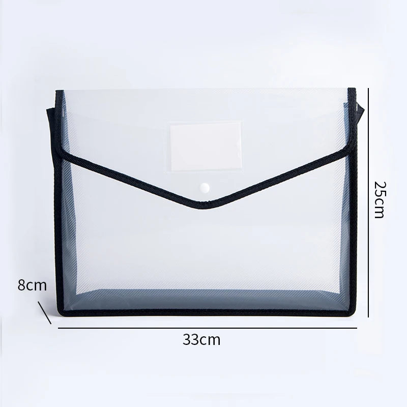 Pochette porte document transparente