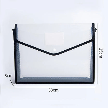 Pochette porte document transparente