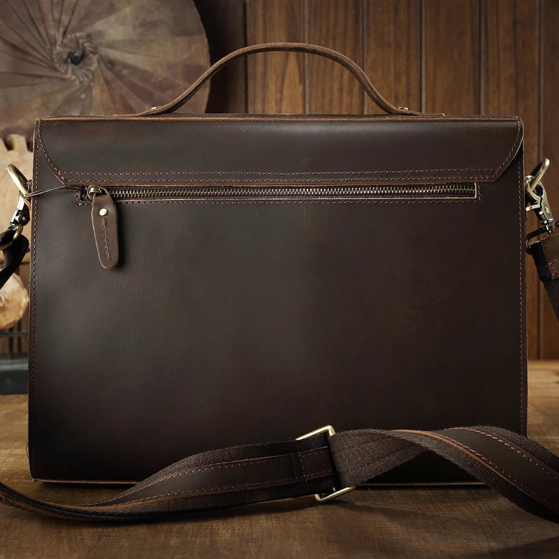 Porte Document Cuir Rétro