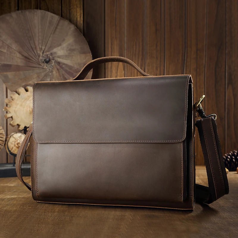 Porte Document Cuir Rétro