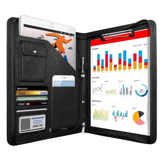 Porte Document A4 cuir Travail