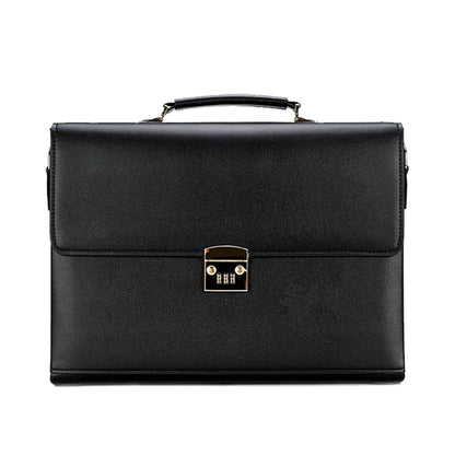 Porte Document Cuir de Luxe Noir – Élégant et Pratique pour Homme d’Affaires