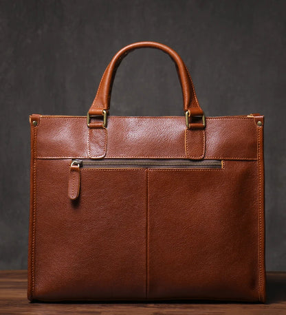 Porte Document de Luxe en Cuir Véritable