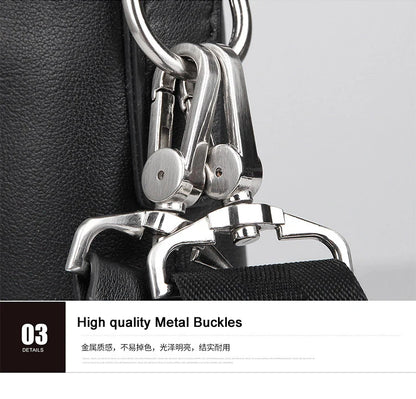 Porte document en cuir de luxe  deux poches