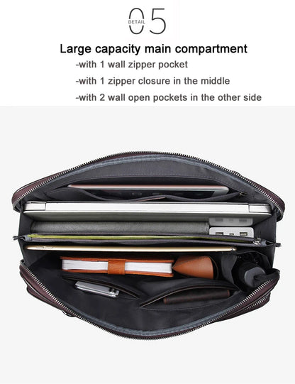 Porte Document en Cuir de Luxe Poche Unique