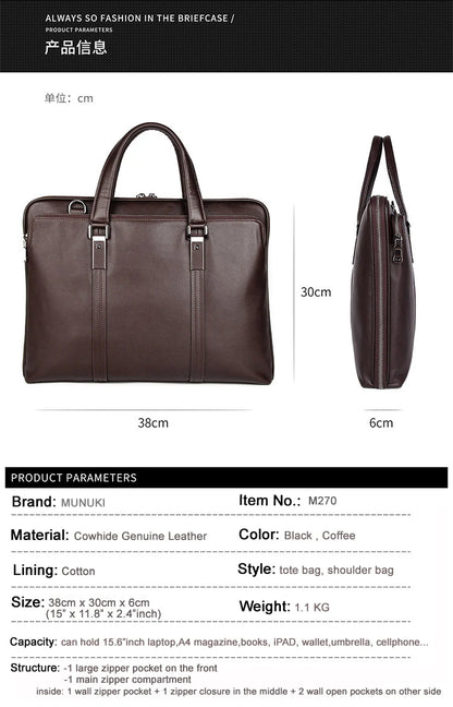 Porte Document en Cuir de Luxe Poche Unique