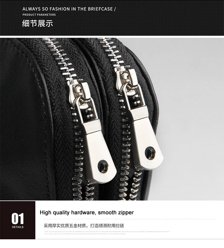 Porte Document en Cuir de Luxe Poche Unique