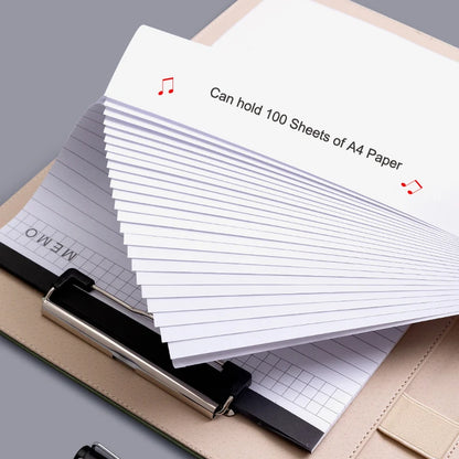 Porte document A4 cuir Réunion avec Calculatrice