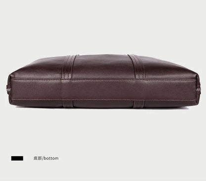 Porte document en cuir de luxe  deux poches