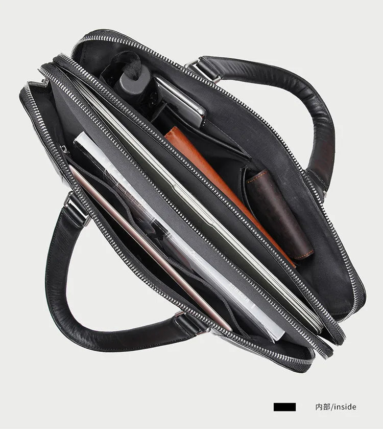 Porte Document en Cuir de Luxe Poche Unique