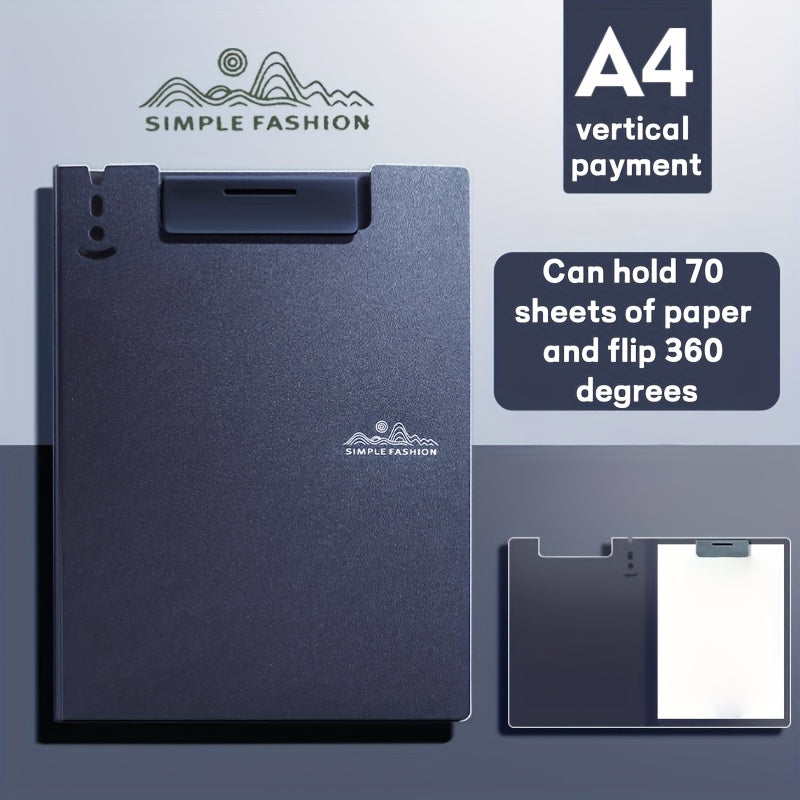 Porte document à pince rigide