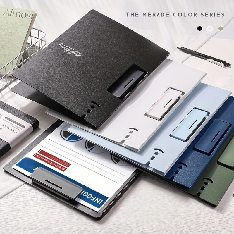 Porte document à pince rigide