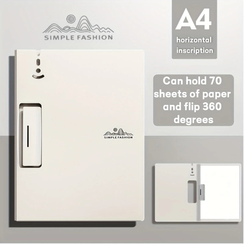 Porte document à pince rigide