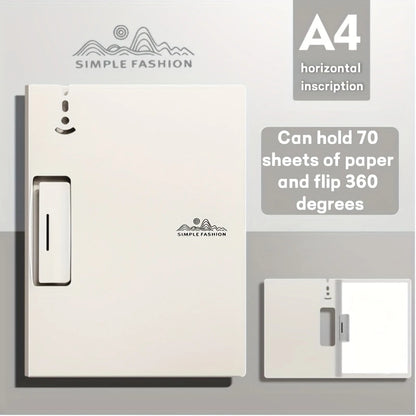 Porte document à pince rigide