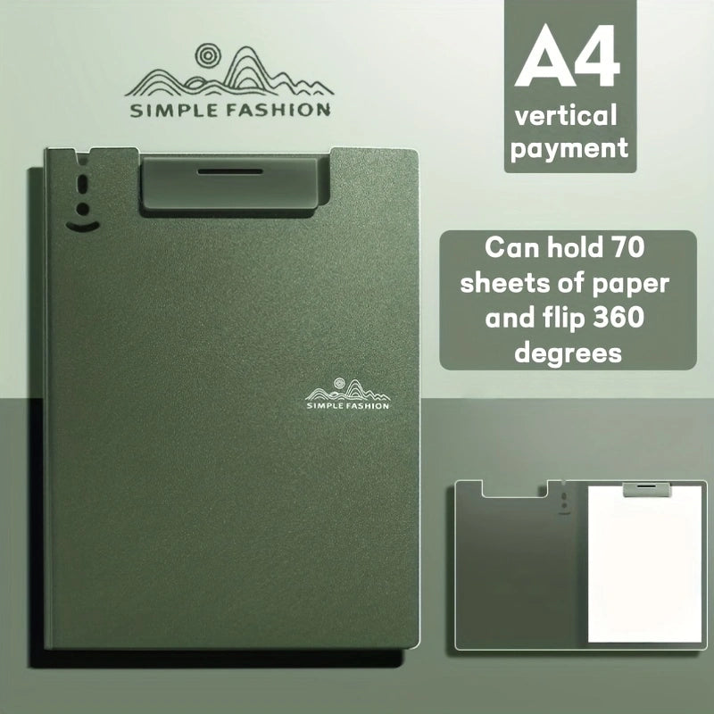 Porte document à pince rigide