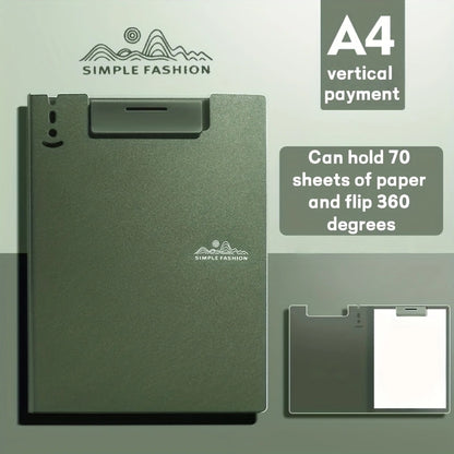 Porte document à pince rigide