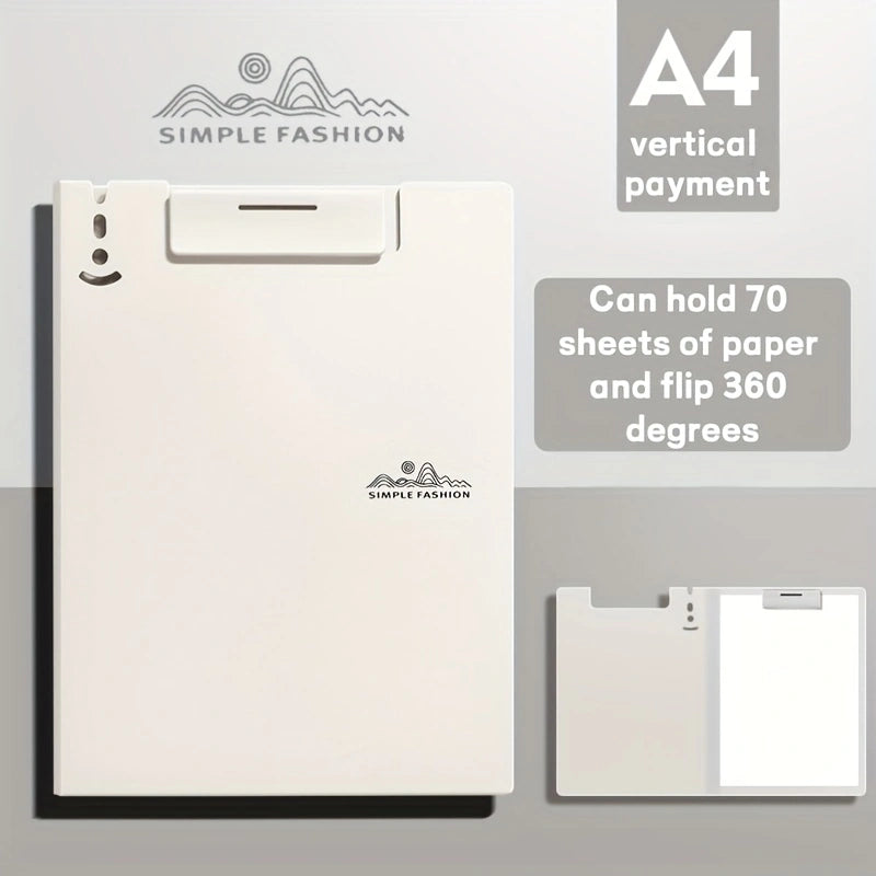 Porte document à pince rigide