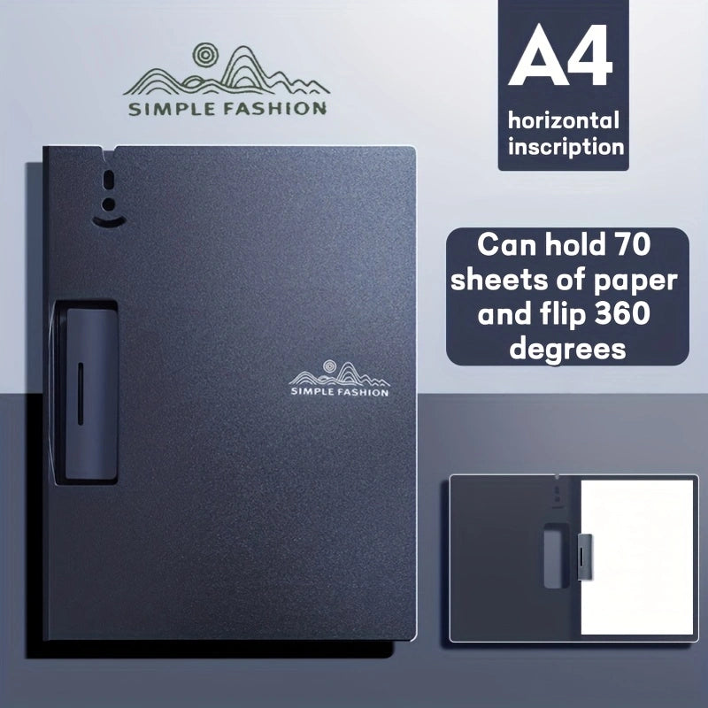 Porte document à pince rigide