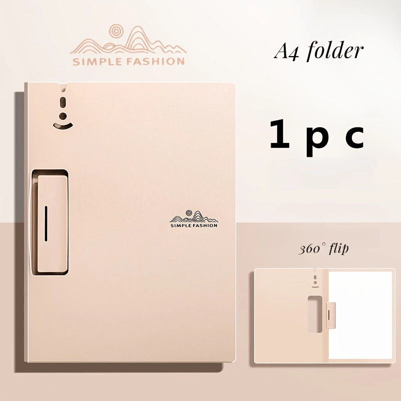 Porte document à pince rigide