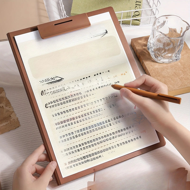 Porte document à pince rigide