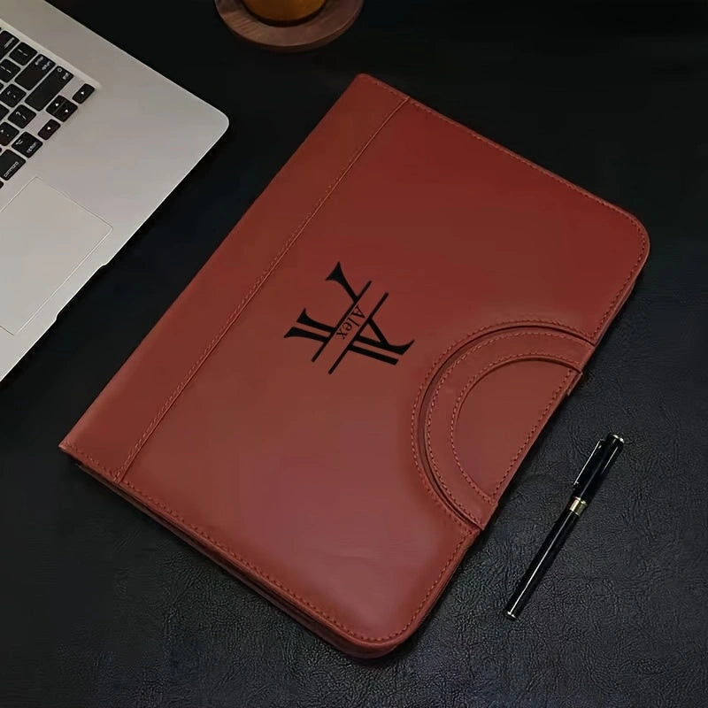 Porte document A4 cuir Personnalisable