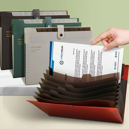 Porte-document A4 rangement multi-sections