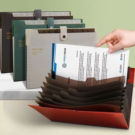 Porte-document A4 rangement multi-sections