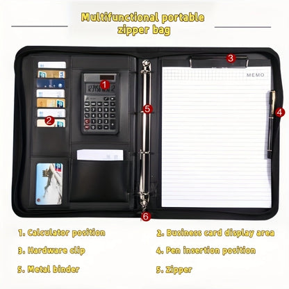 Porte document A4 cuir Personnalisable