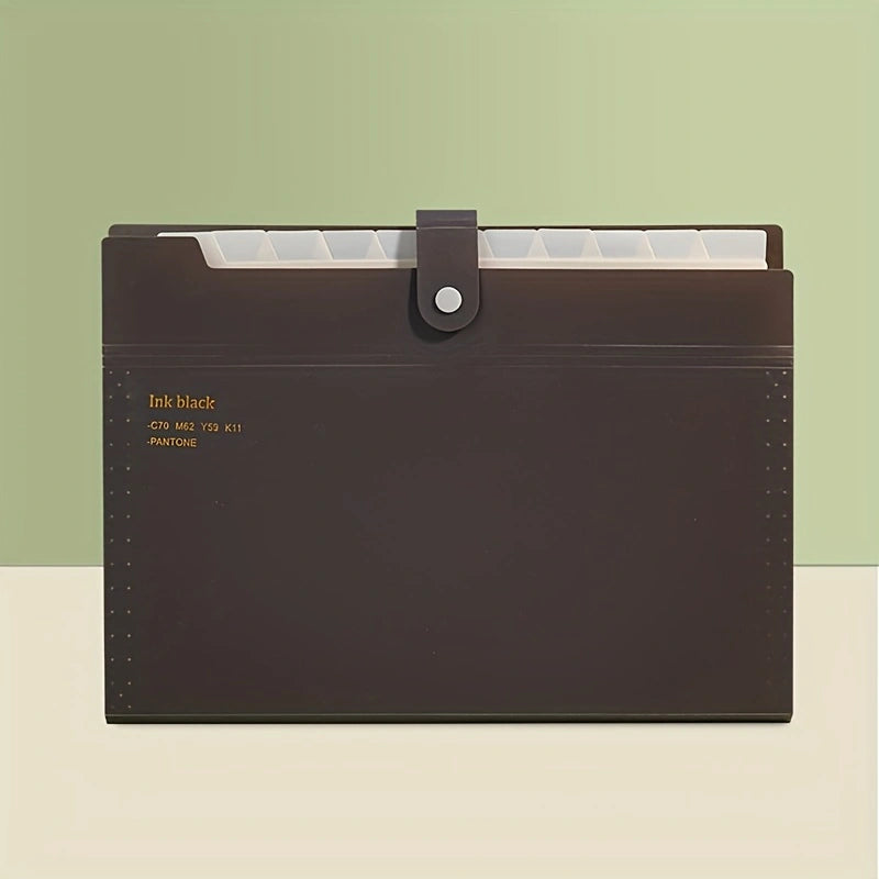 Porte-document A4 rangement multi-sections