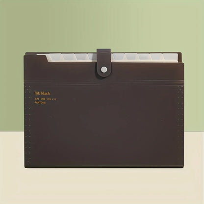 Porte-document A4 rangement multi-sections