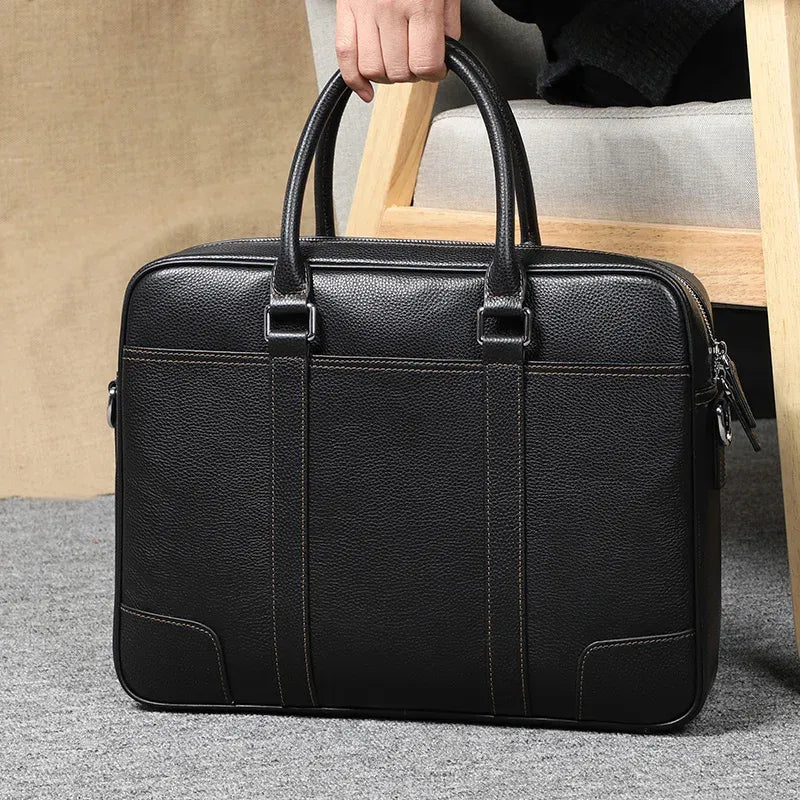 Sac Porte document en cuir