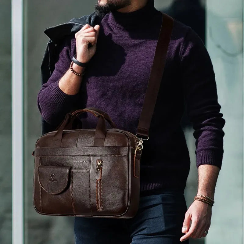 Porte document Cuir Messager